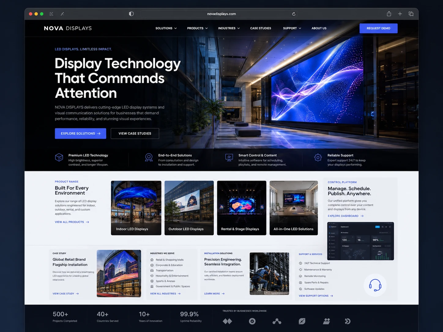 CastForge — Zinc Die Casting / Precision Components concept website preview