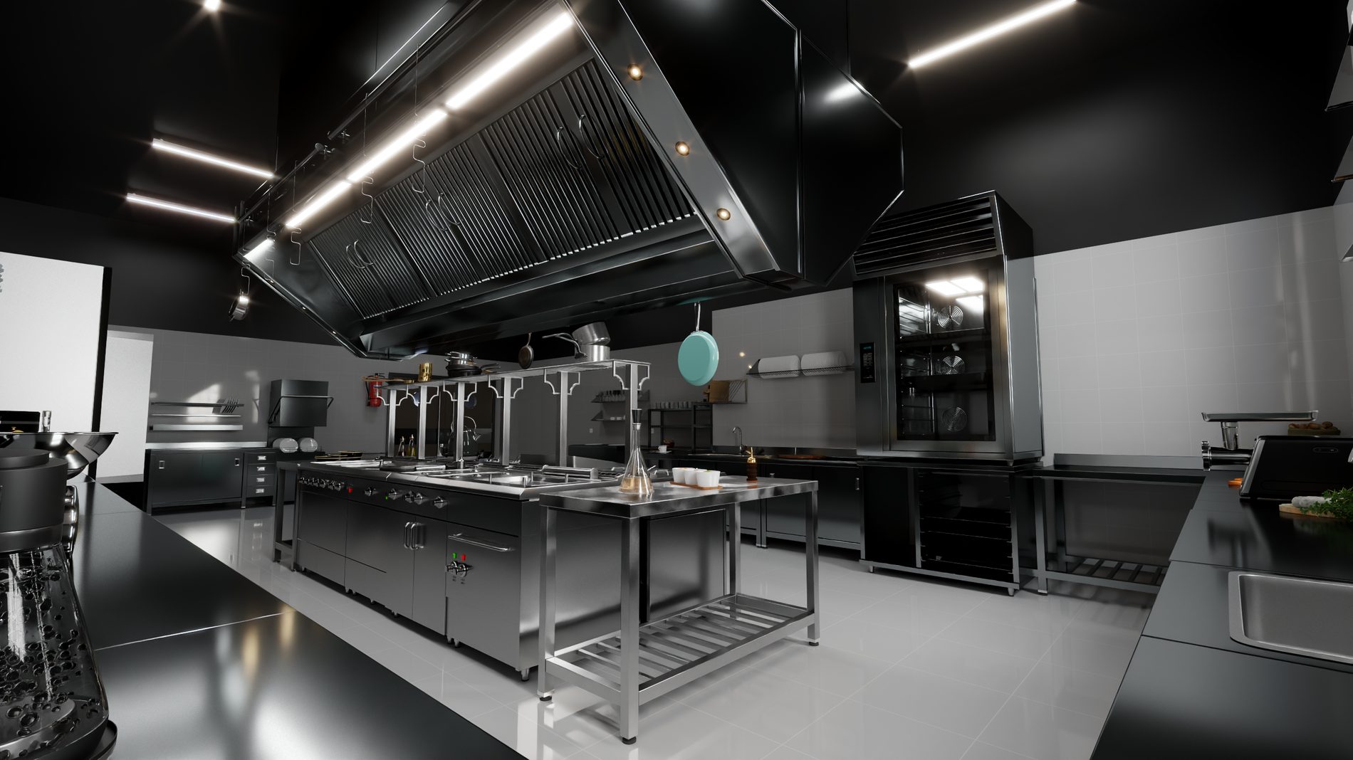 Hotel kitchen render 15