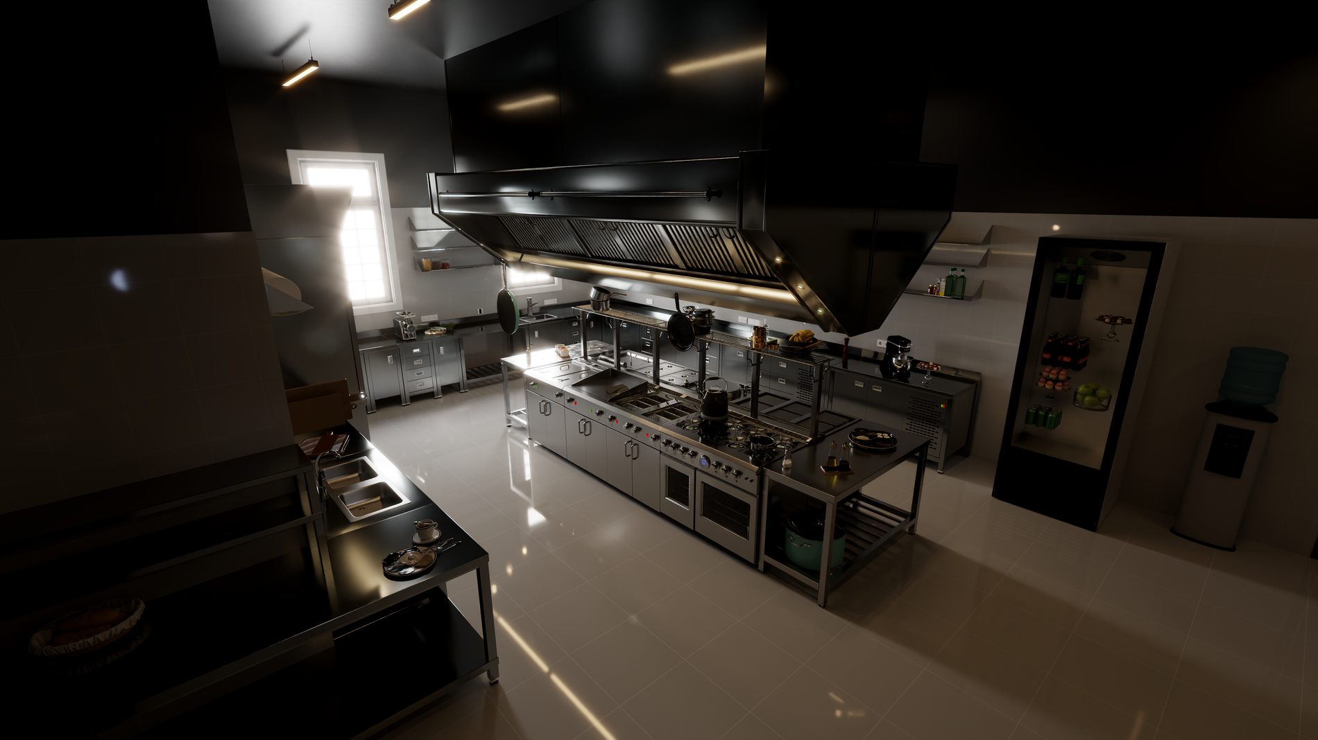 Hotel kitchen render 17