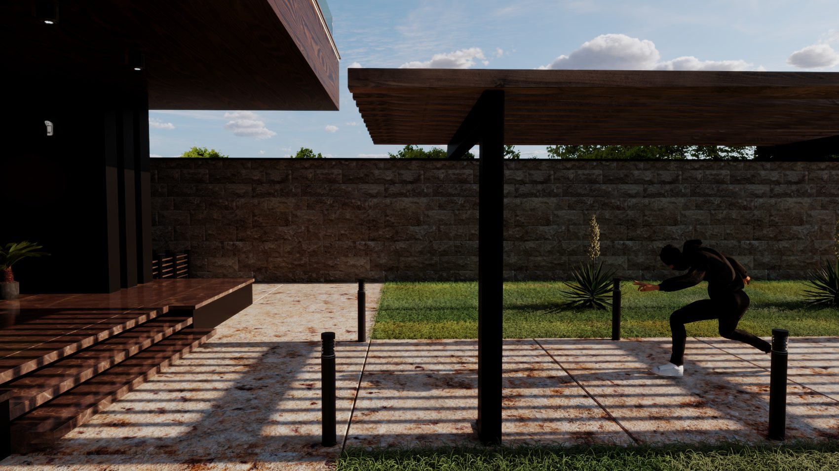 Villa exterior render 02
