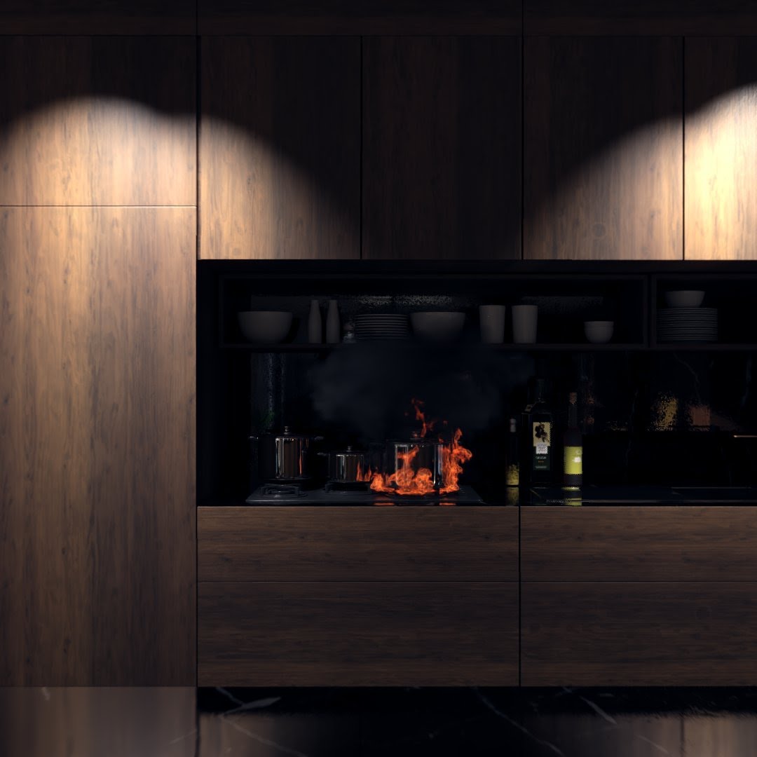 Villa interior render 03
