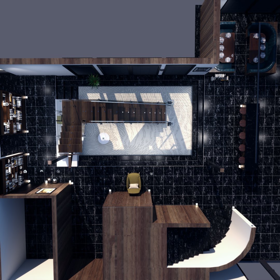 Villa interior render 09