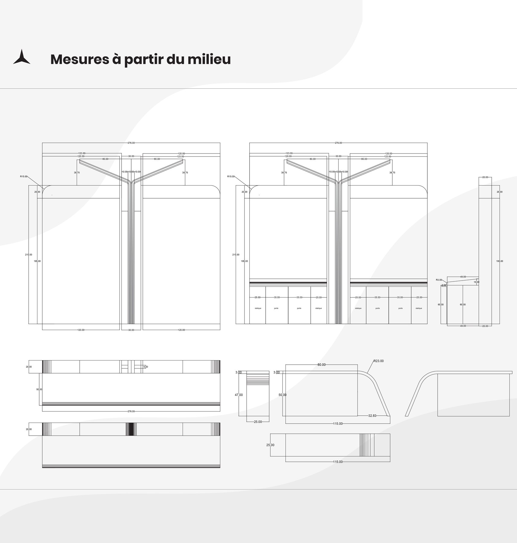 Display structure drawing