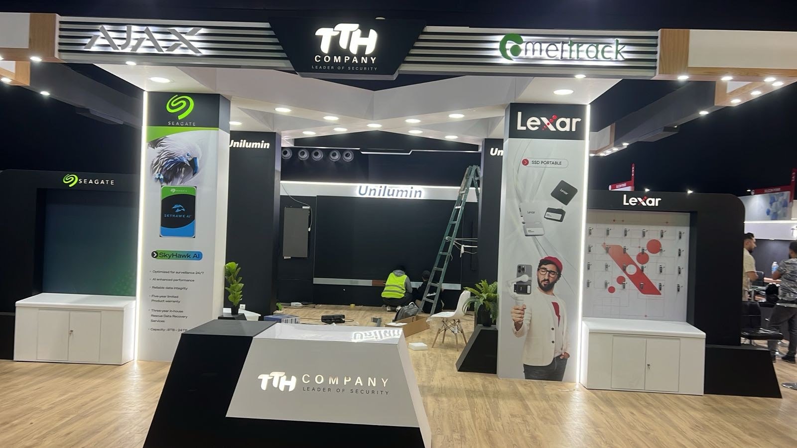 Stand nearing completion
