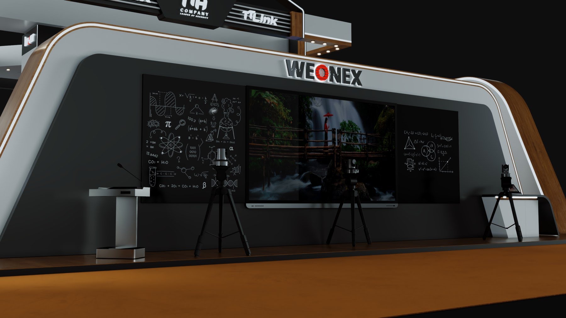 Screen and presentation wall