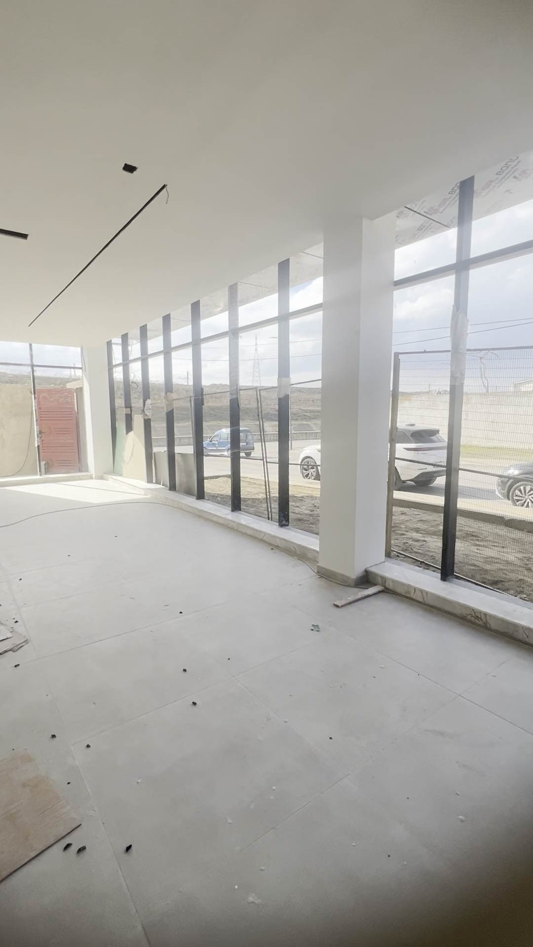 Site condition before future showroom installation