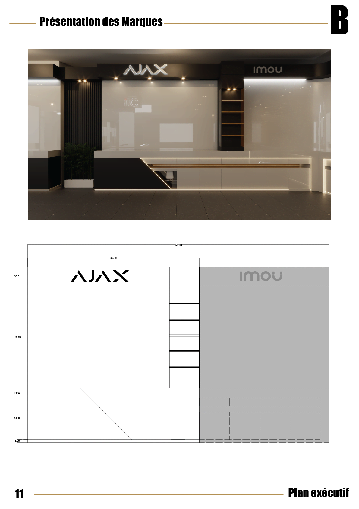 General showroom execution sheet