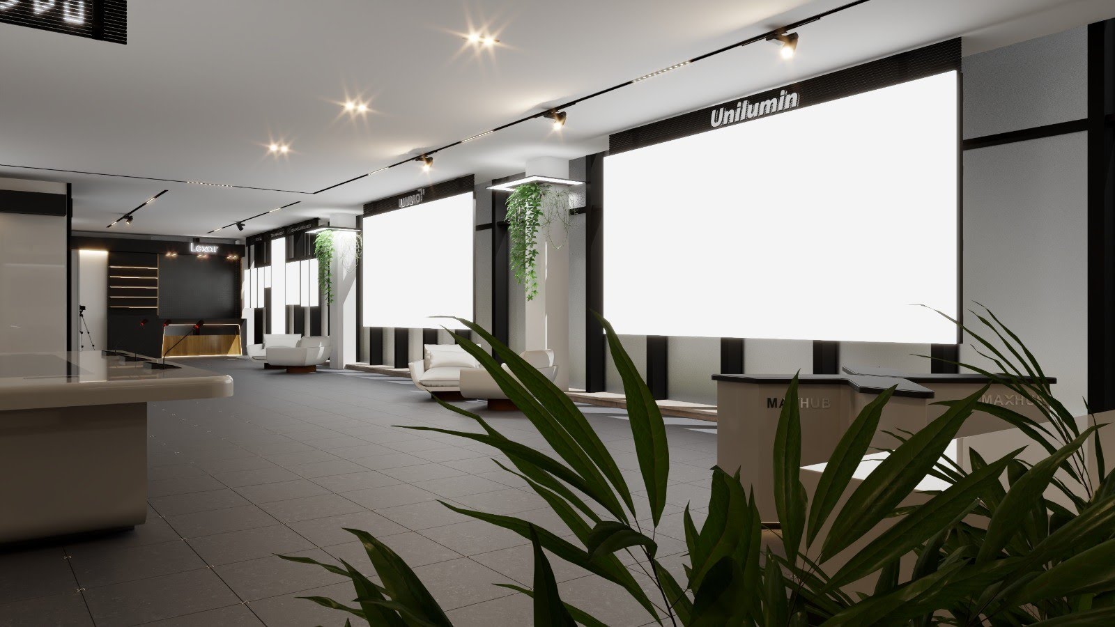 Product presentation zone